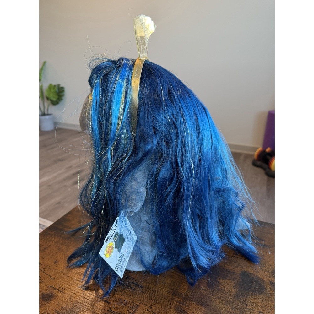Monster High Mattel Cleo De Nile Blue Gold Wig INSPIRIT DESIGNS CHILD ONE SIZE‎ - Picture 2 of 6